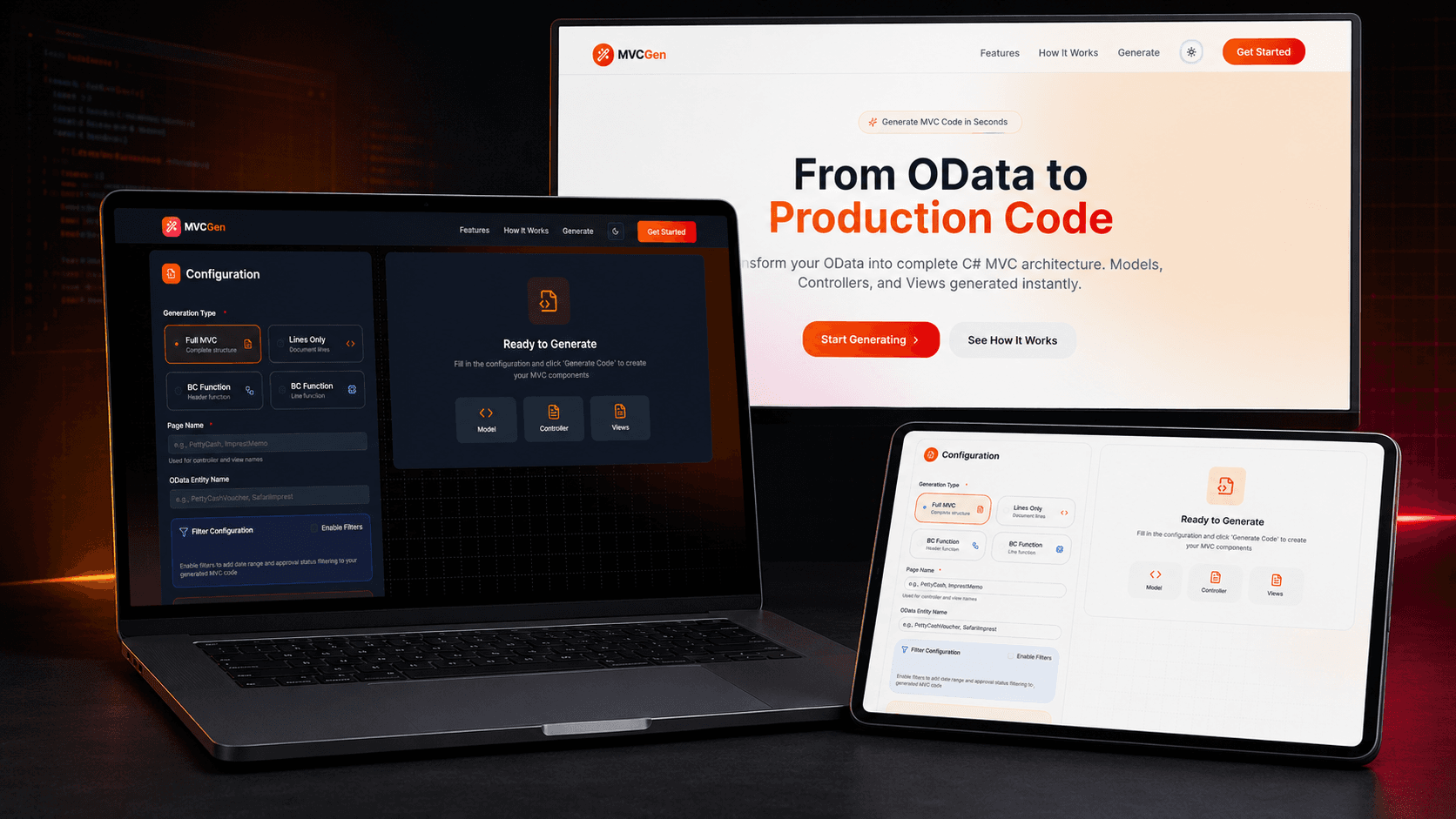 Preview of AI-Powered OData MVC Code Generator