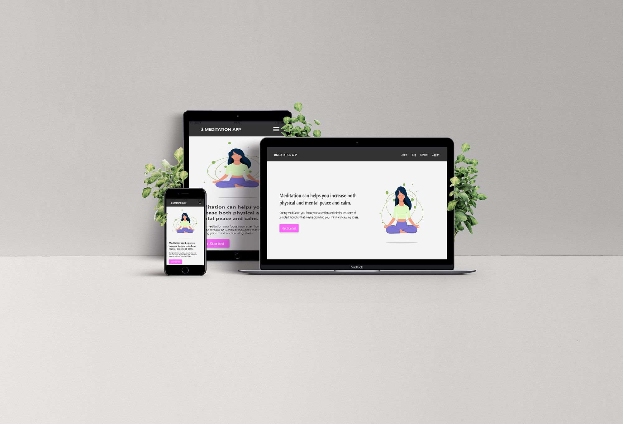 Meditation App preview