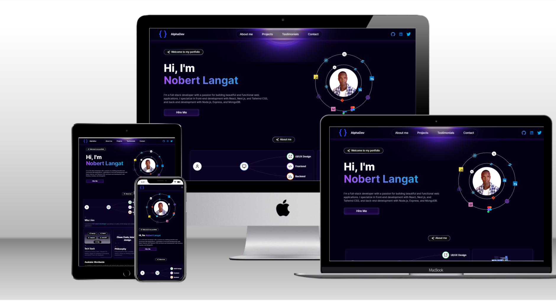 Portfolio Website 2.0 preview